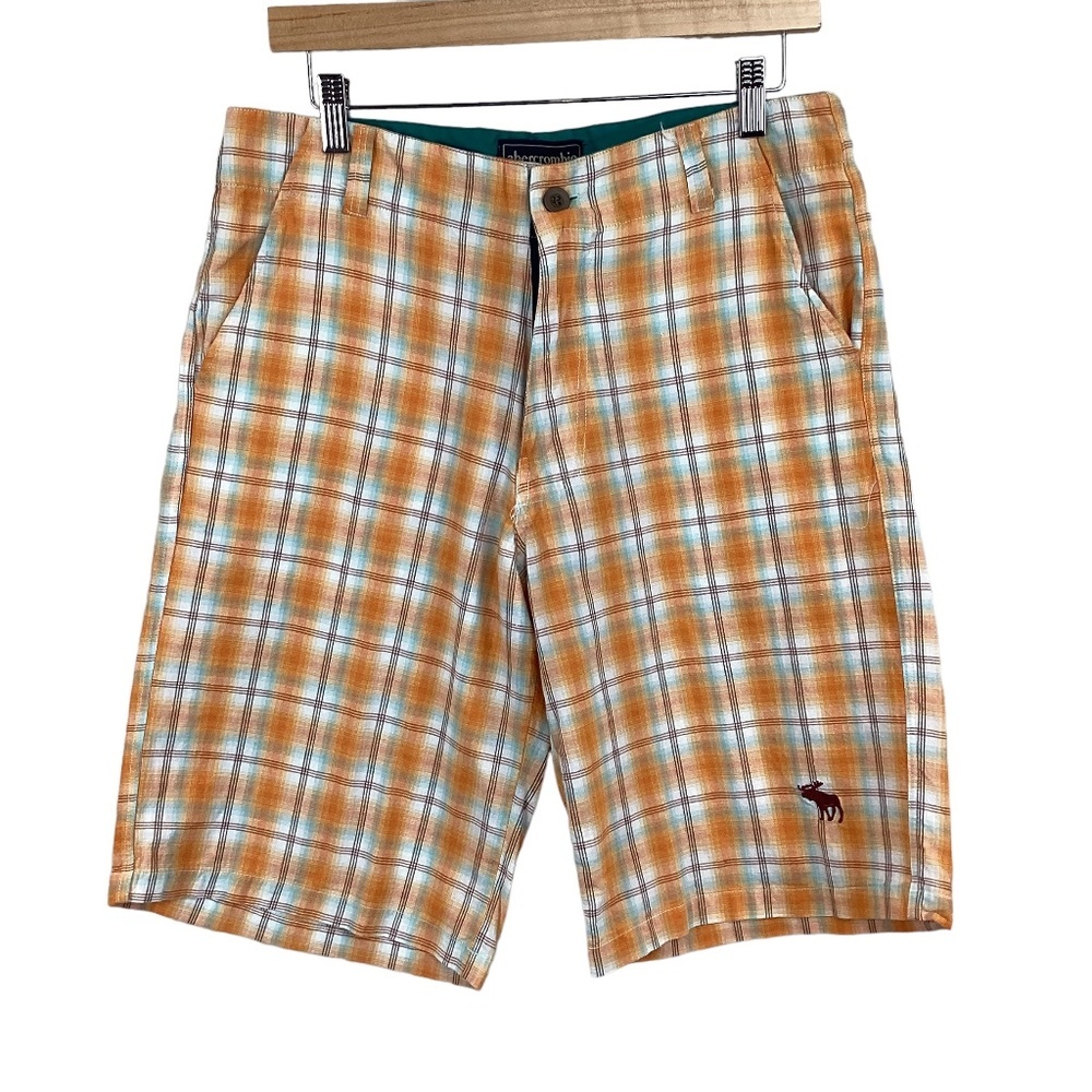 Abercrombie & Fitch Orange White‎ Blue Brown SHorts Size 30 Mens